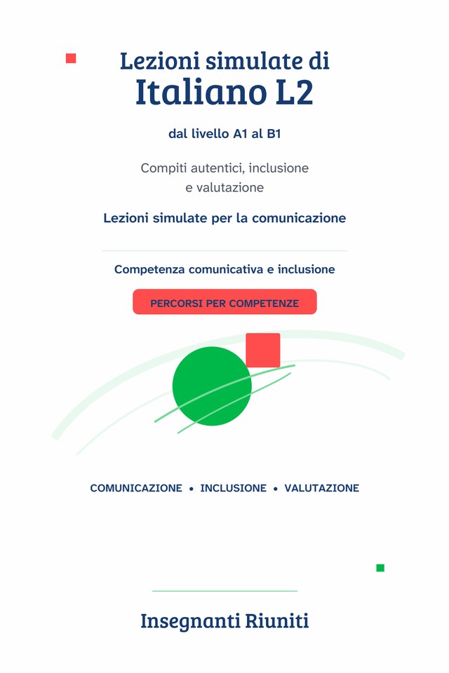 Copertina di Lezioni simulate di Italiano L2, dal livello A1 al B1