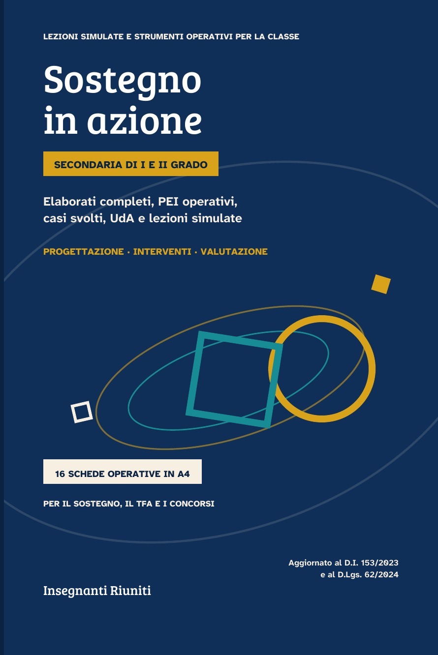 Copertina di Sostegno in azione per la secondaria di primo e secondo grado
