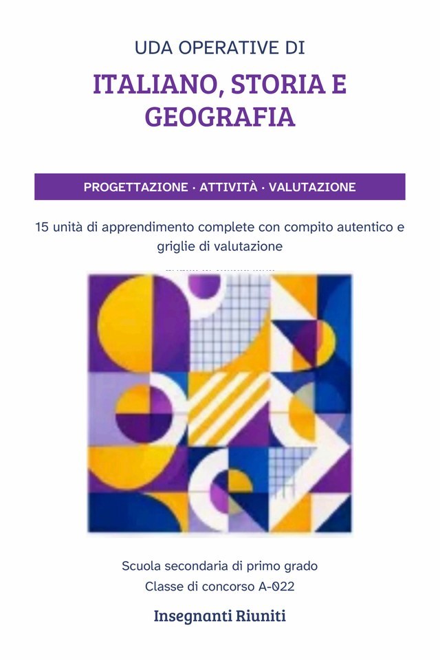 Copertina di UdA operative di Italiano, Storia e Geografia