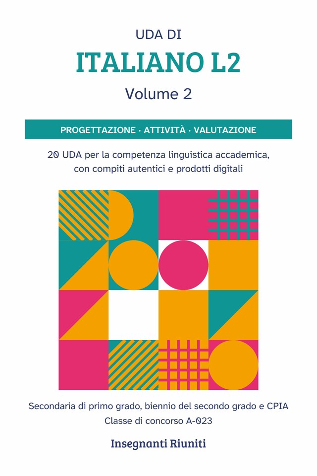 Copertina di UdA di Italiano L2, secondaria I e II grado — Volume 2: la lingua dello studio
